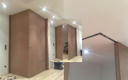 Doble puerta en escuadra