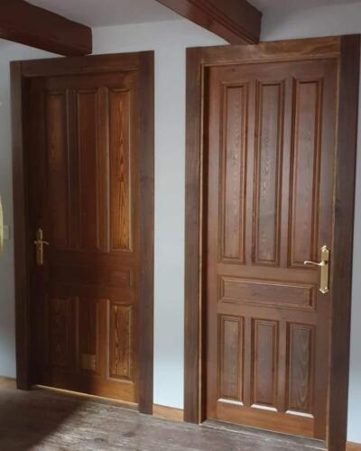 Puertas interior madera