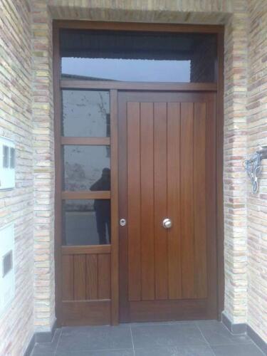 Puerta exterior Madera / Cristal