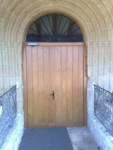 Portón exterior Madera